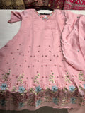 A line mul chanderi suit