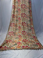 Luxe floral handwork designer saree