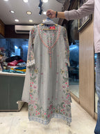 Cotton party wear suit