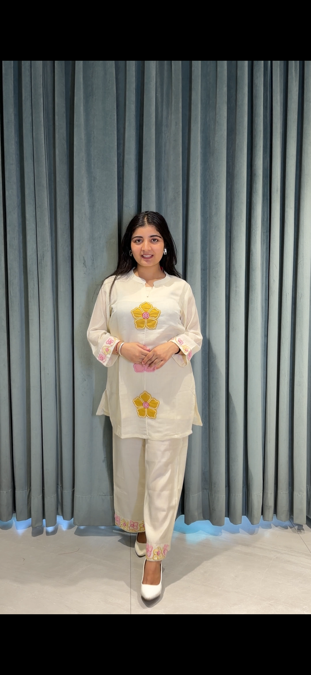 Mul chanderi co-ord set